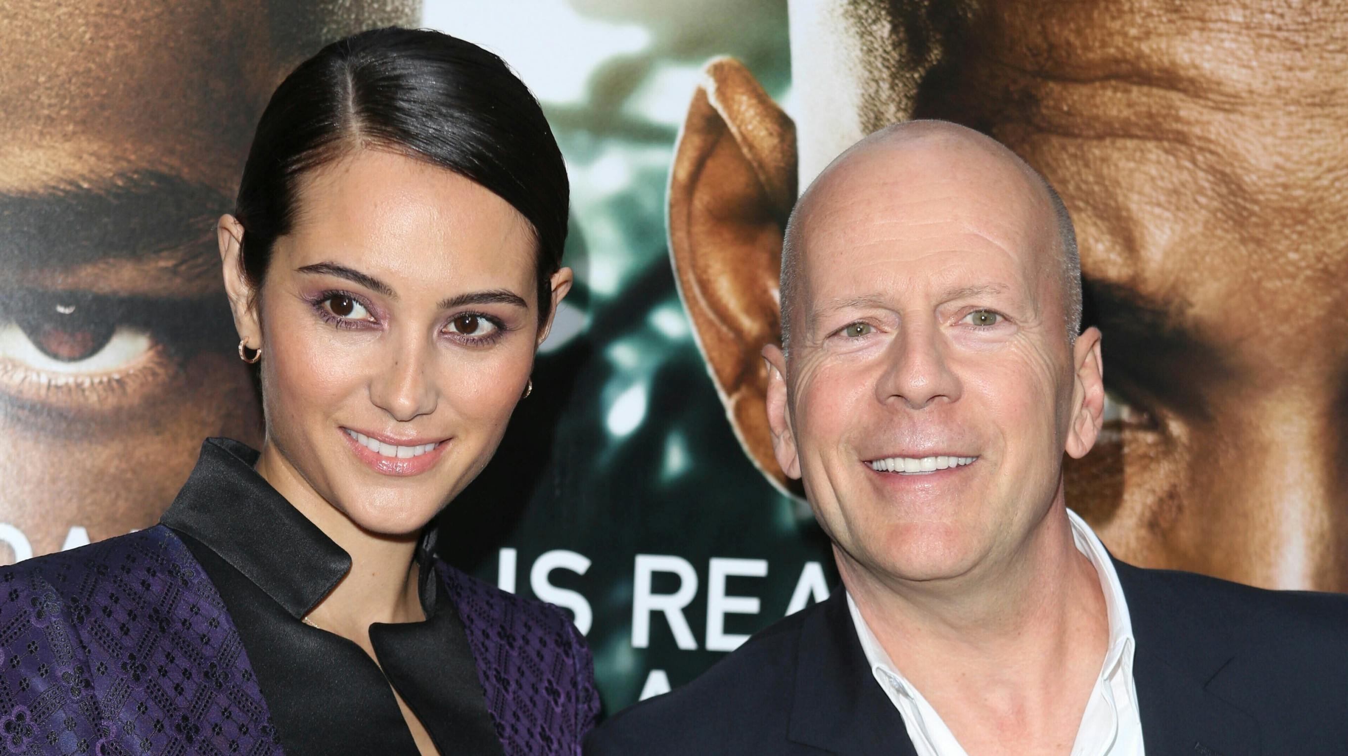 Emma Heming og Bruce Willis. 