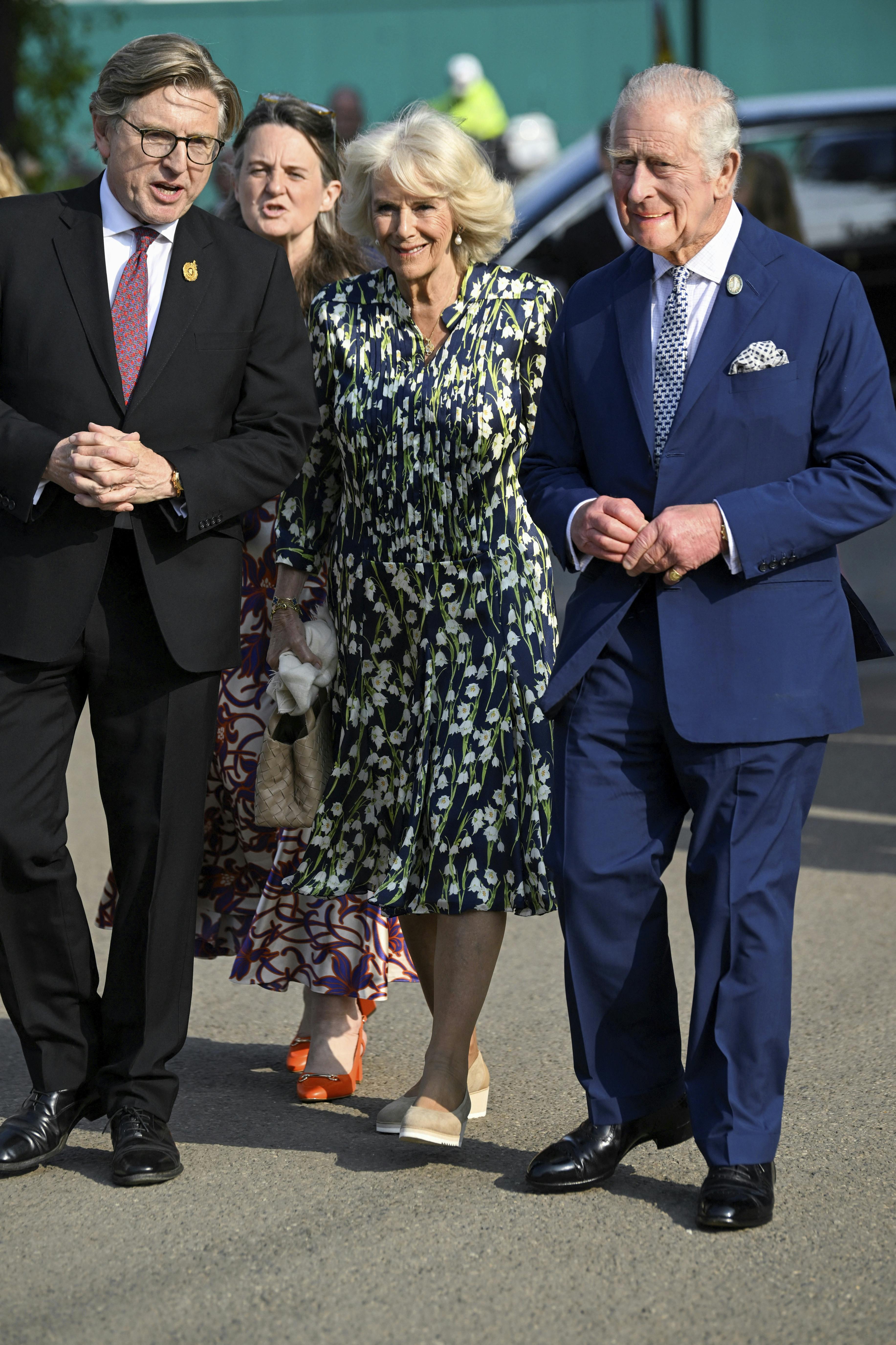 Dronning Camilla og kong Charles.
