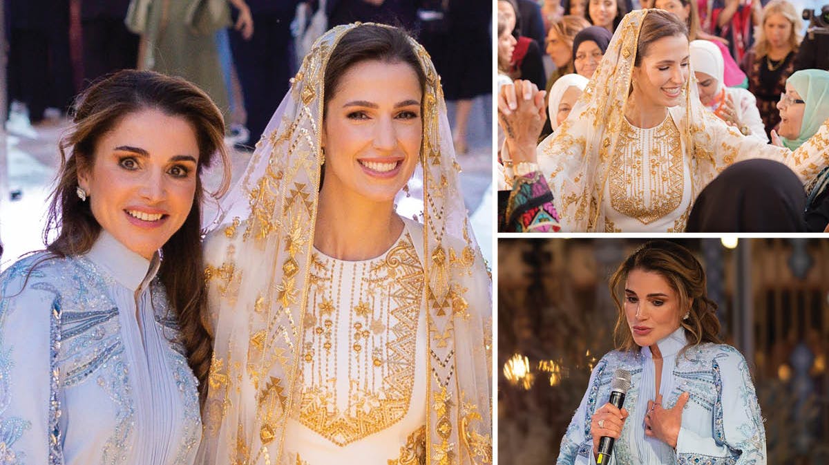 Dronning Rania holdt fest for sin kommende svigerdatter, Rajwa Alseif.