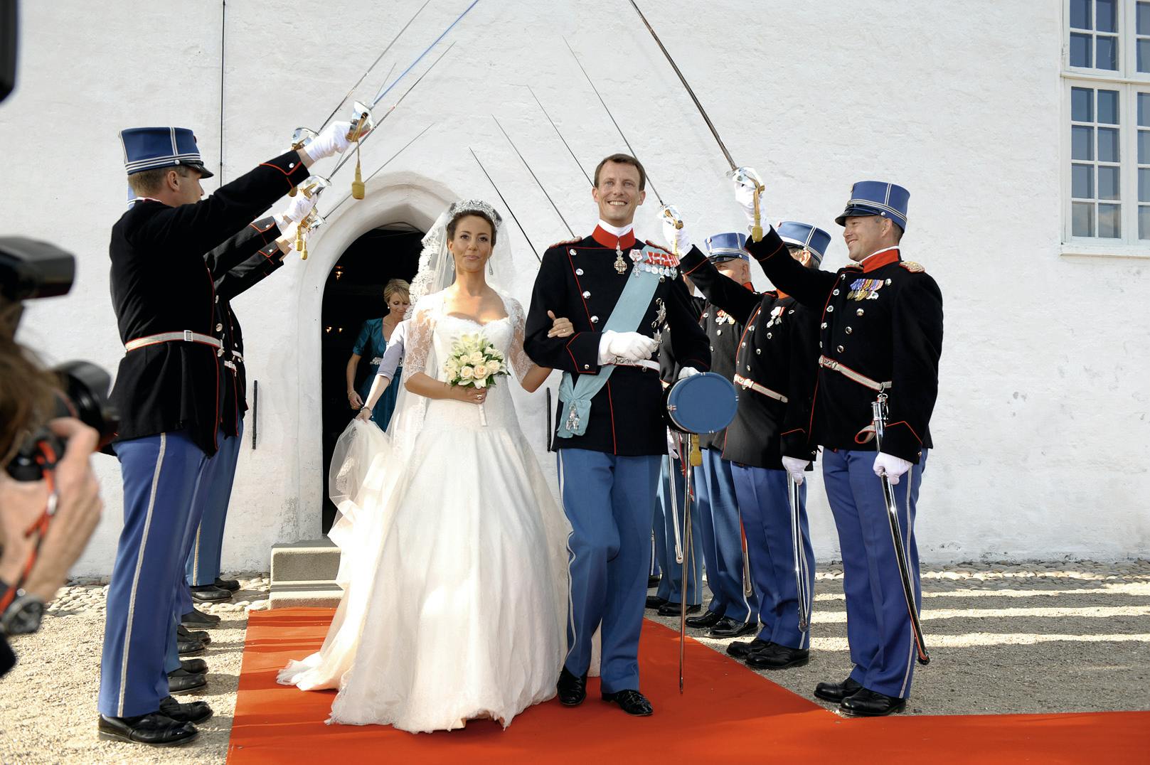 Prins Joachim og prinsesse Marie ved deres bryllup den 24. maj 2008.&nbsp;
