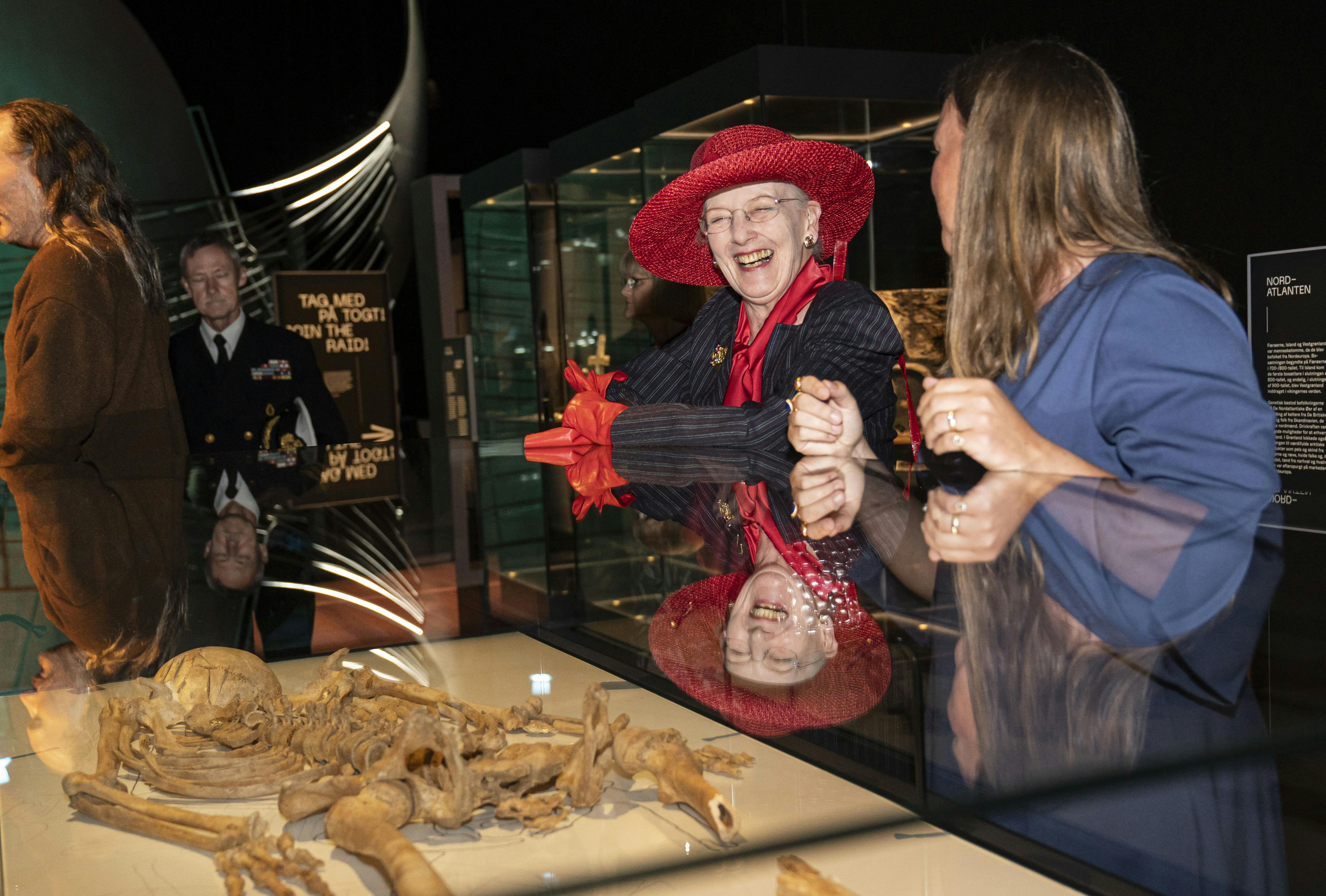 Jeanette Varberg og dronning Margrethe
