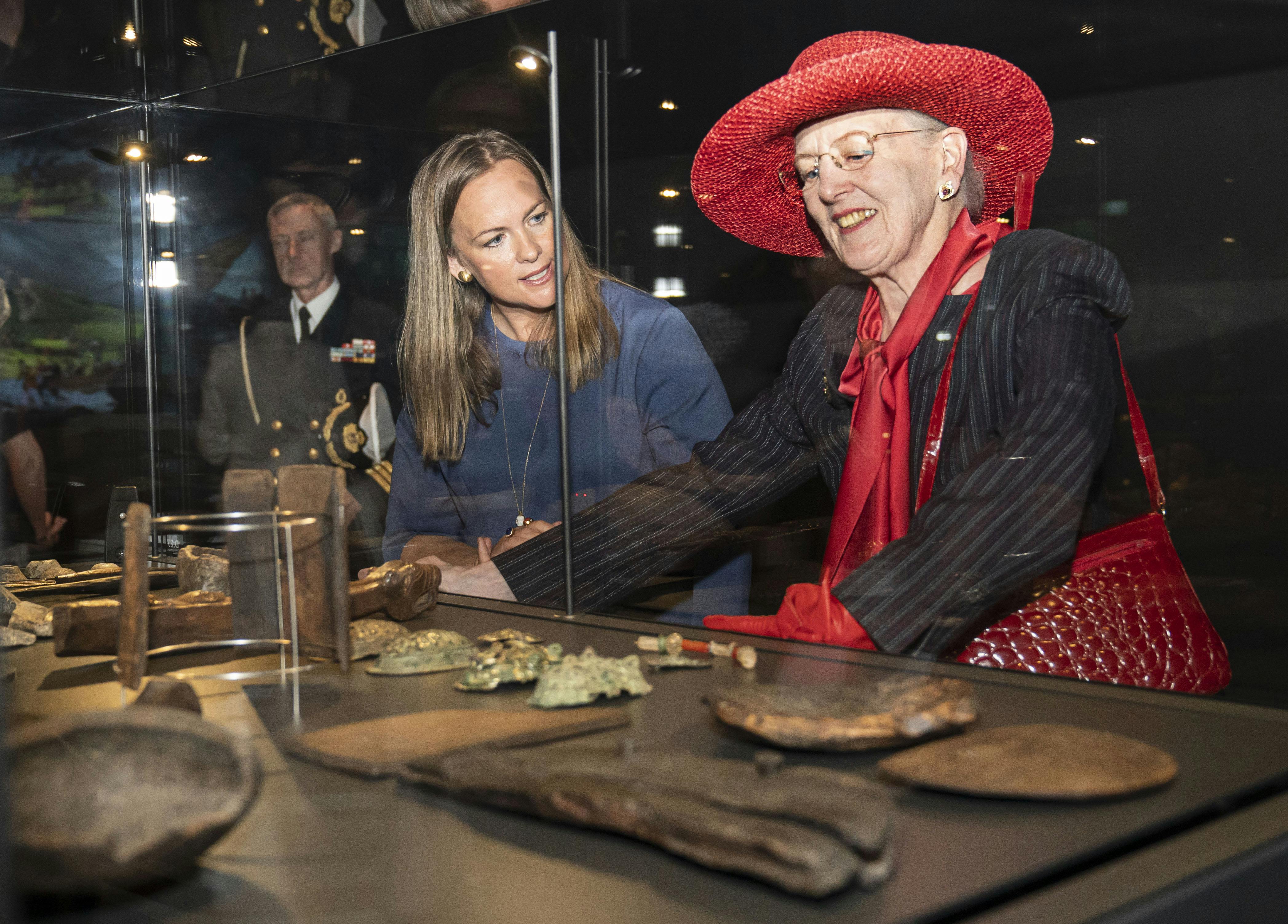 Jeanette Varberg og dronning Margrethe&nbsp;
