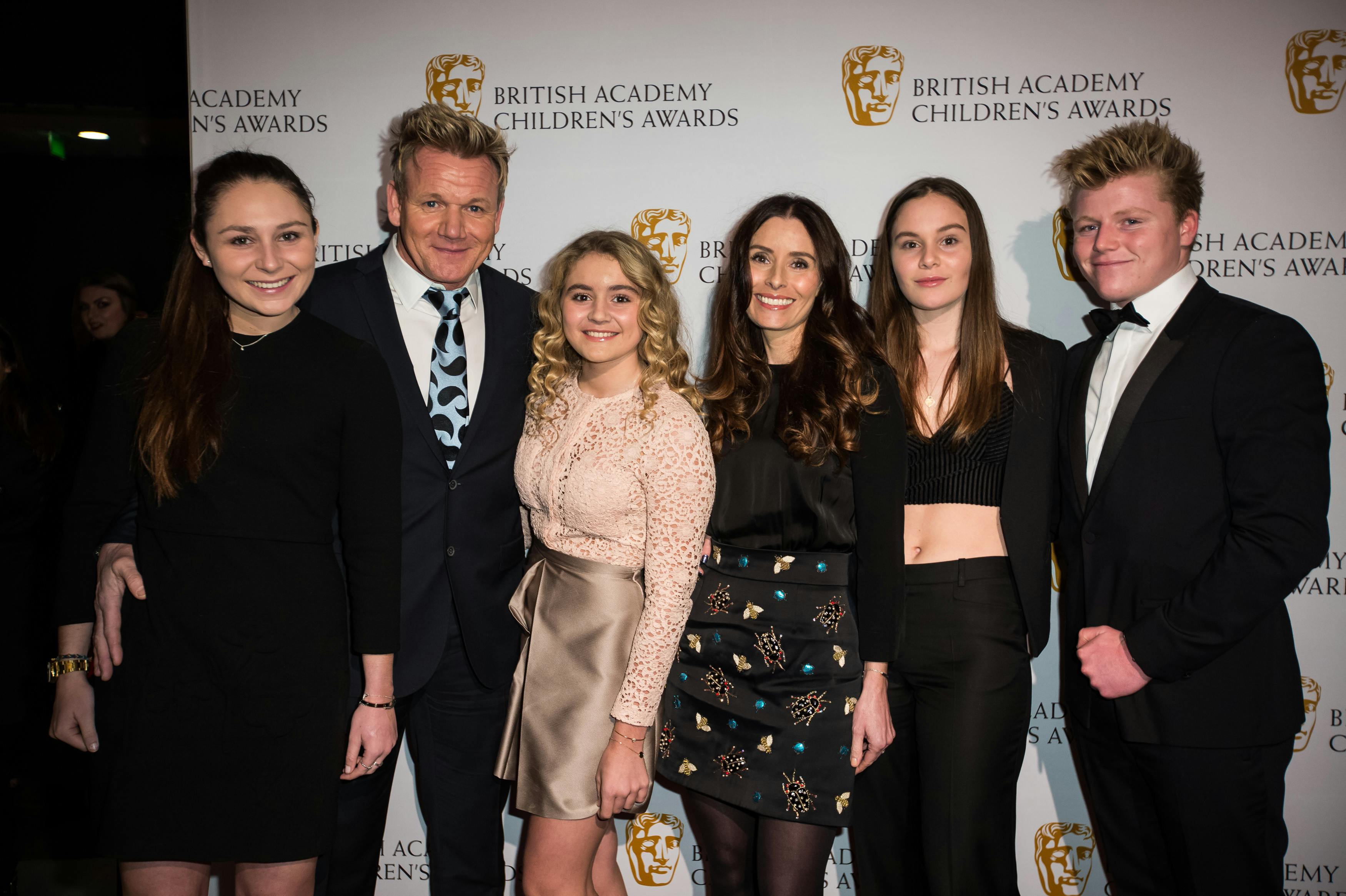 Gordon Ramsay og hans familie i 2016.&nbsp;

