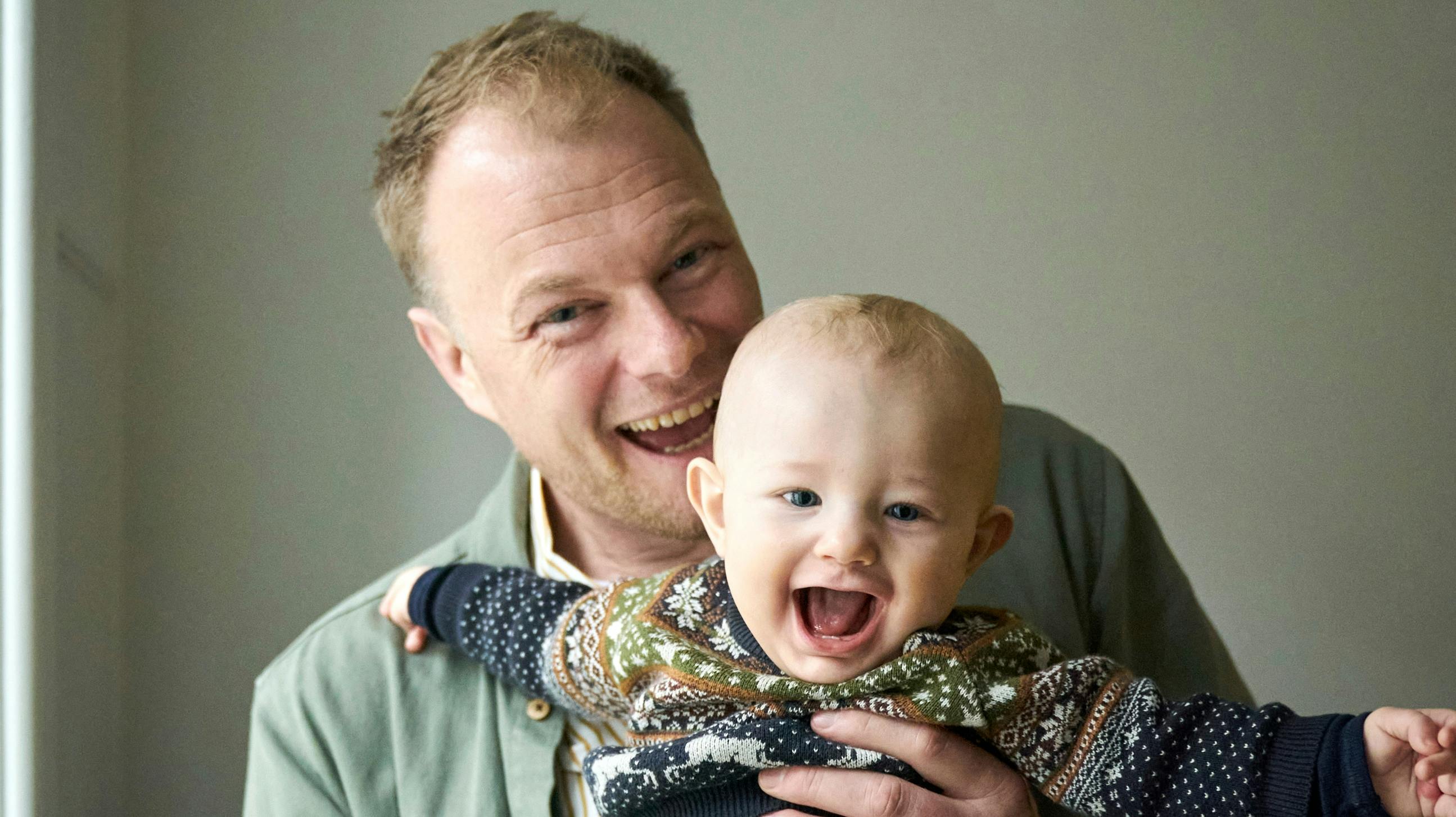 Christian Degn og sønnen Vagn.