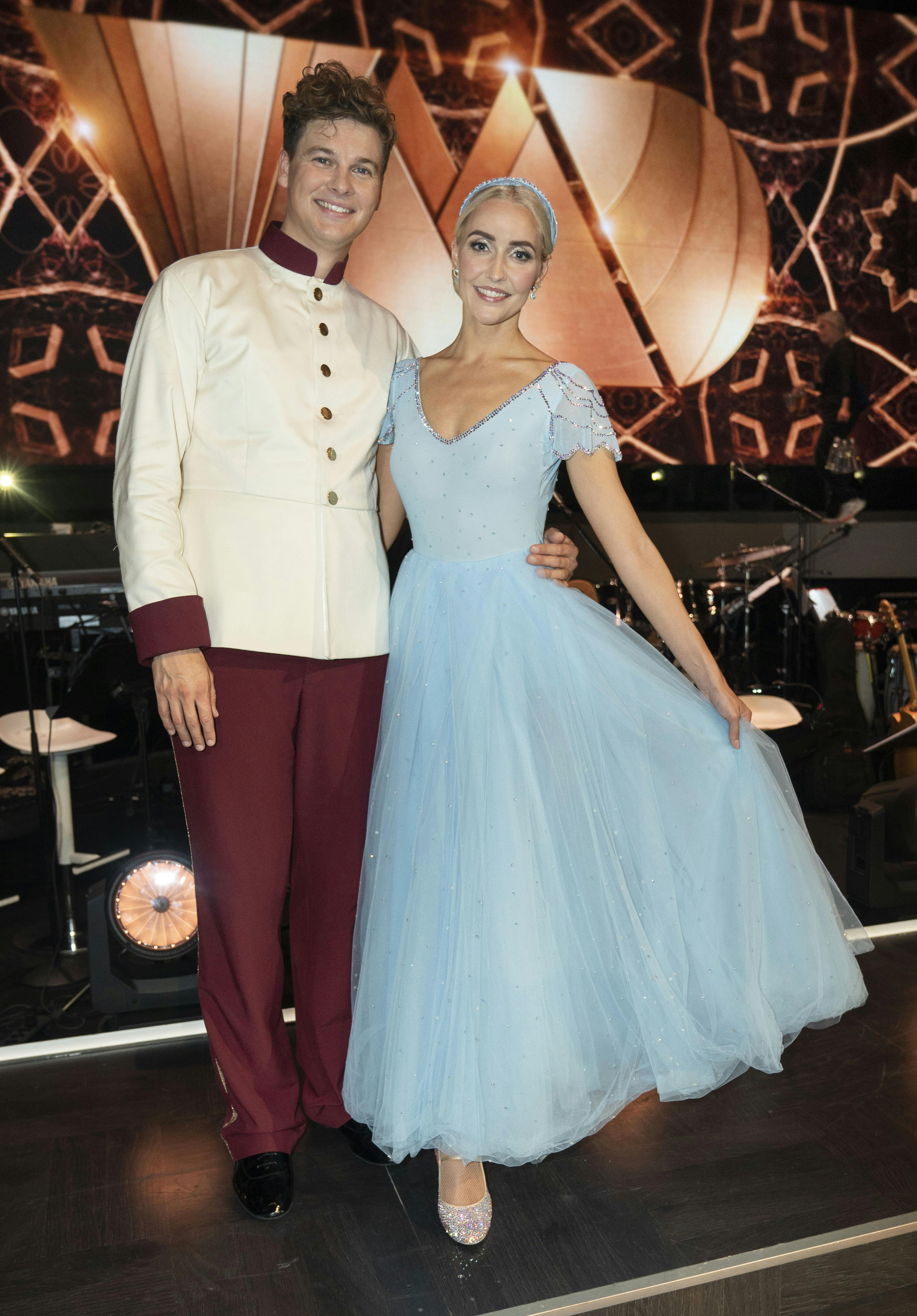 Rasmus Kolbe og Mille Funk i "Vild med dans". 