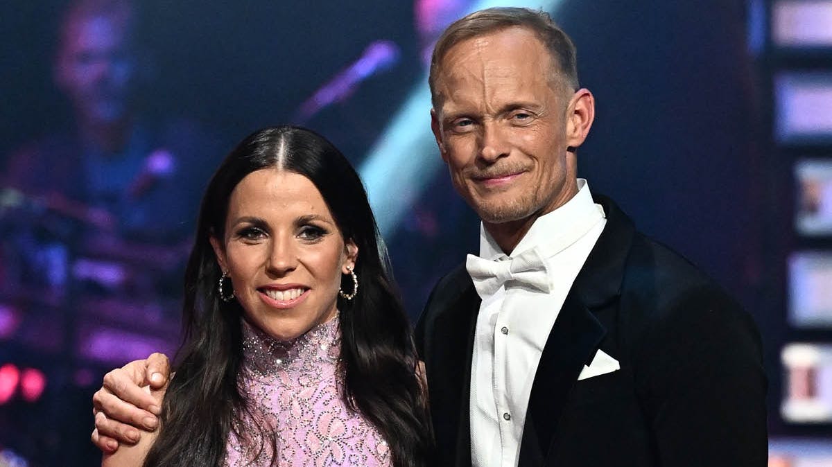 Charlotte Kalla og Tobias Karlsson. 