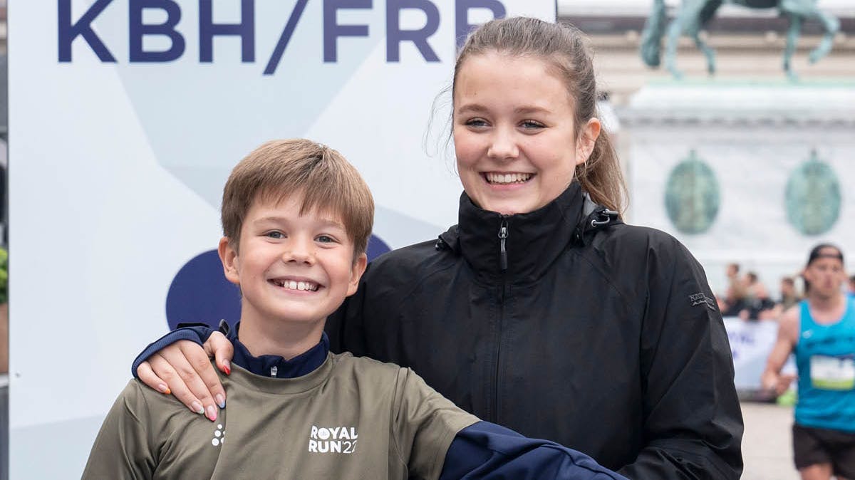 Prins Vincent og prinsesse Isabella.