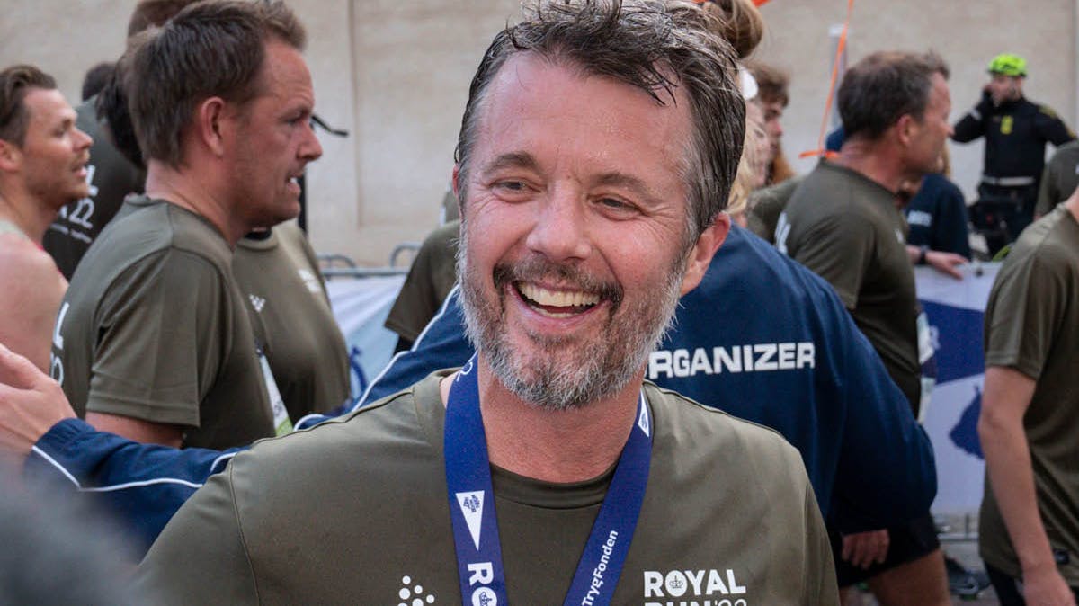 Kronprins Frederik til Royal Run, 2022.
