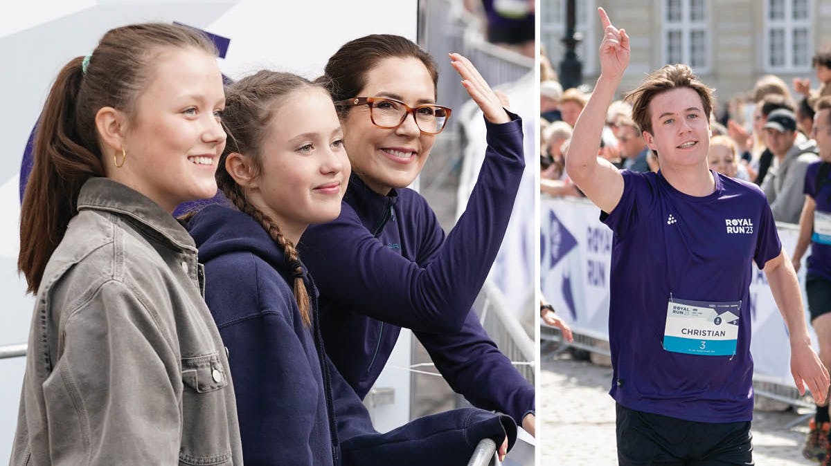 Prinsesse Isabella, prinsesse Josephine, kronprinsesse Mary og prins Christian.