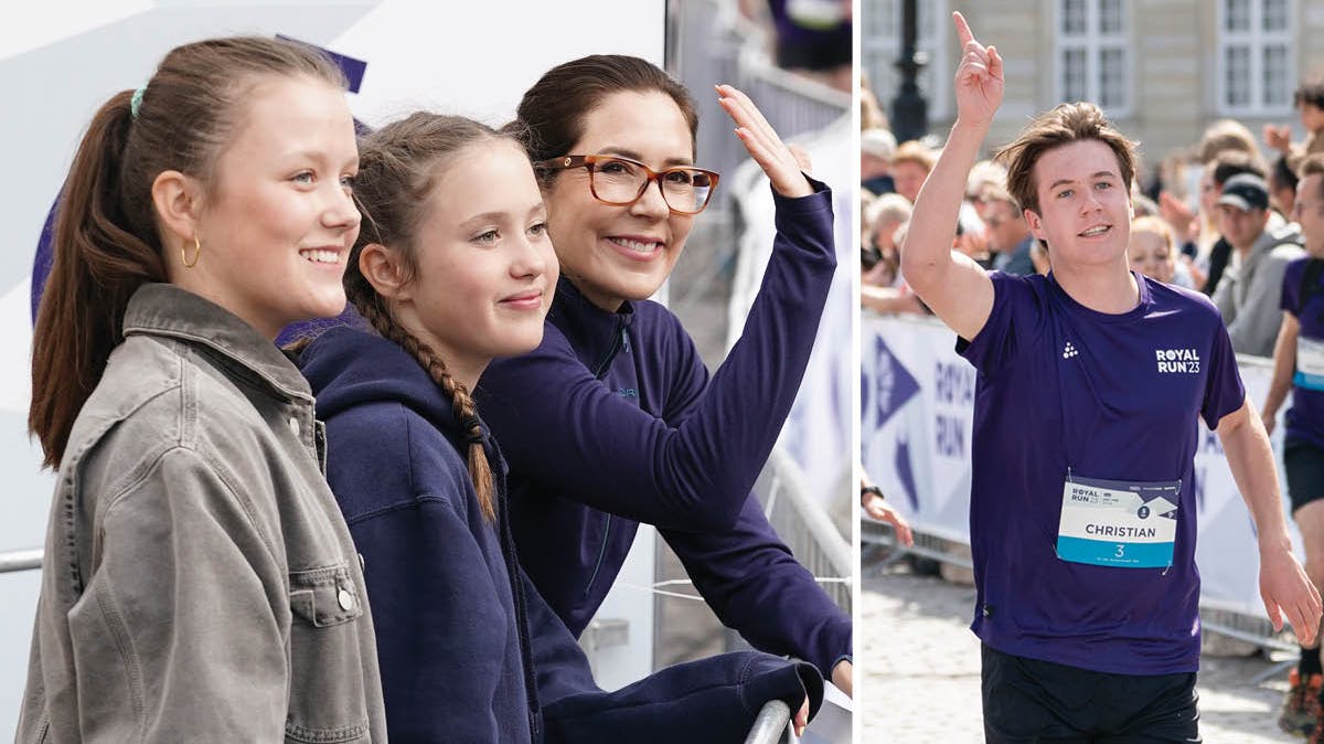 Prinsesse Isabella, prinsesse Josephine, kronprinsesse Mary og prins Christian. 