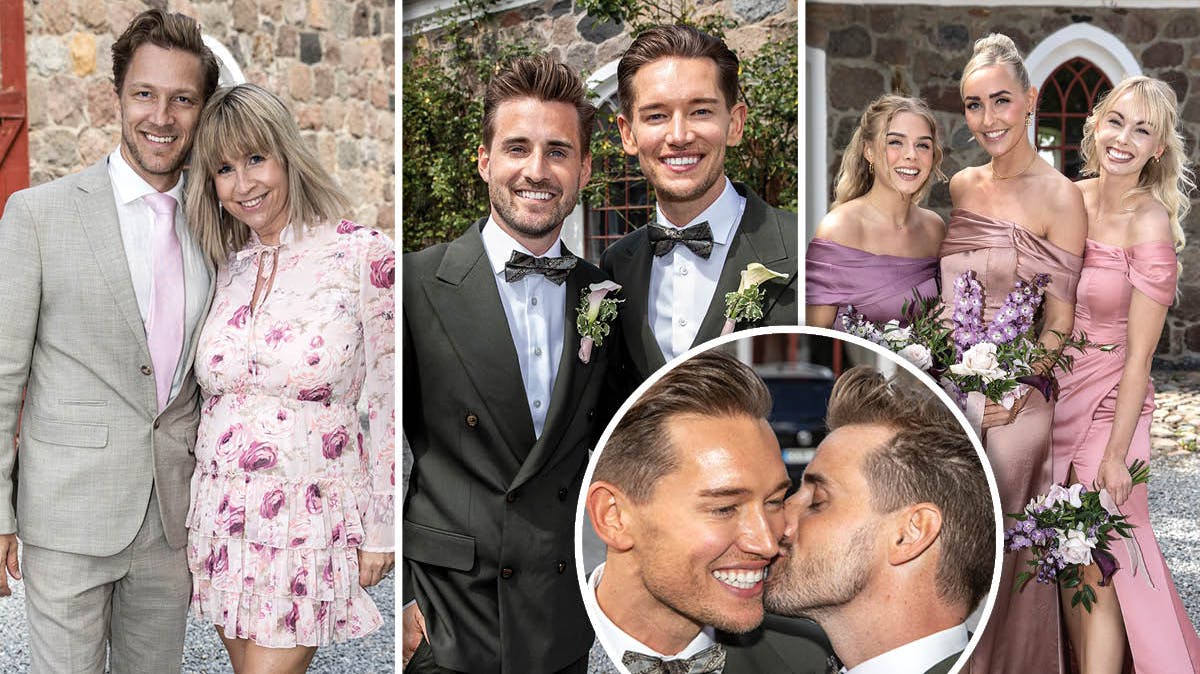 Frederik Haun og Morten Kjeldgaard blev gift den 28. maj.