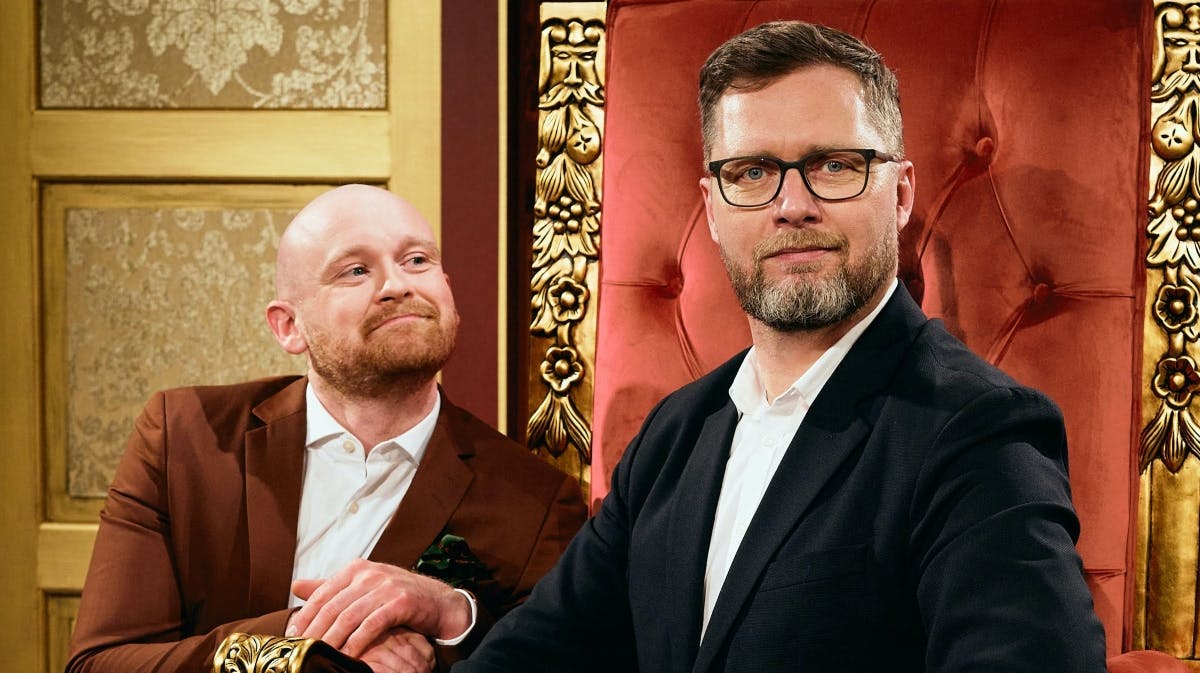 Mark le Fevre og Lasse Rimmer fra "Stormester". 