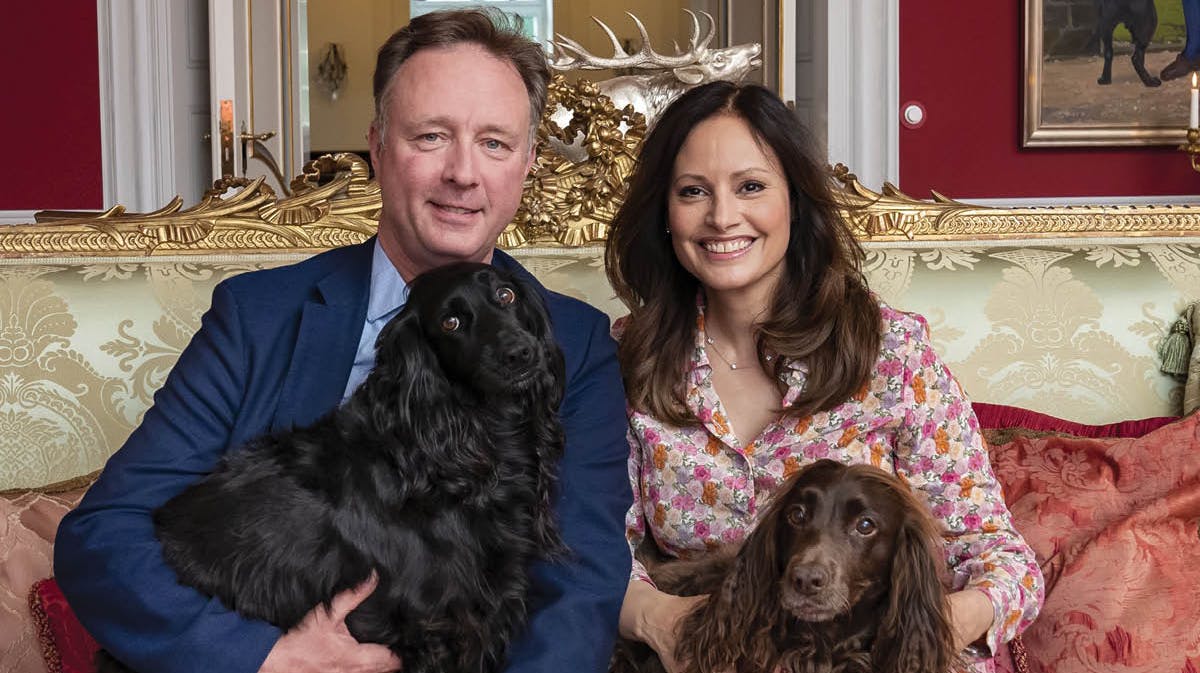 Prins Gustav og prinsesse Carina.