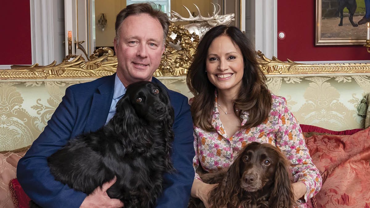 Prins Gustav og prinsesse Carina.