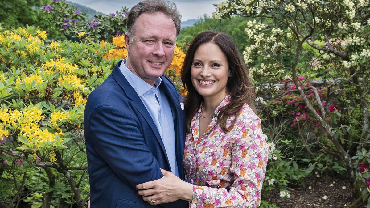 Prins Gustav og prinsesse Carina.