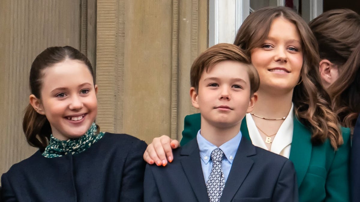Prinsesse Josephine, prins Vincent og prinsesse Isabella. 