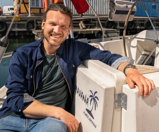 Emil Midé Erichsen på Havana.