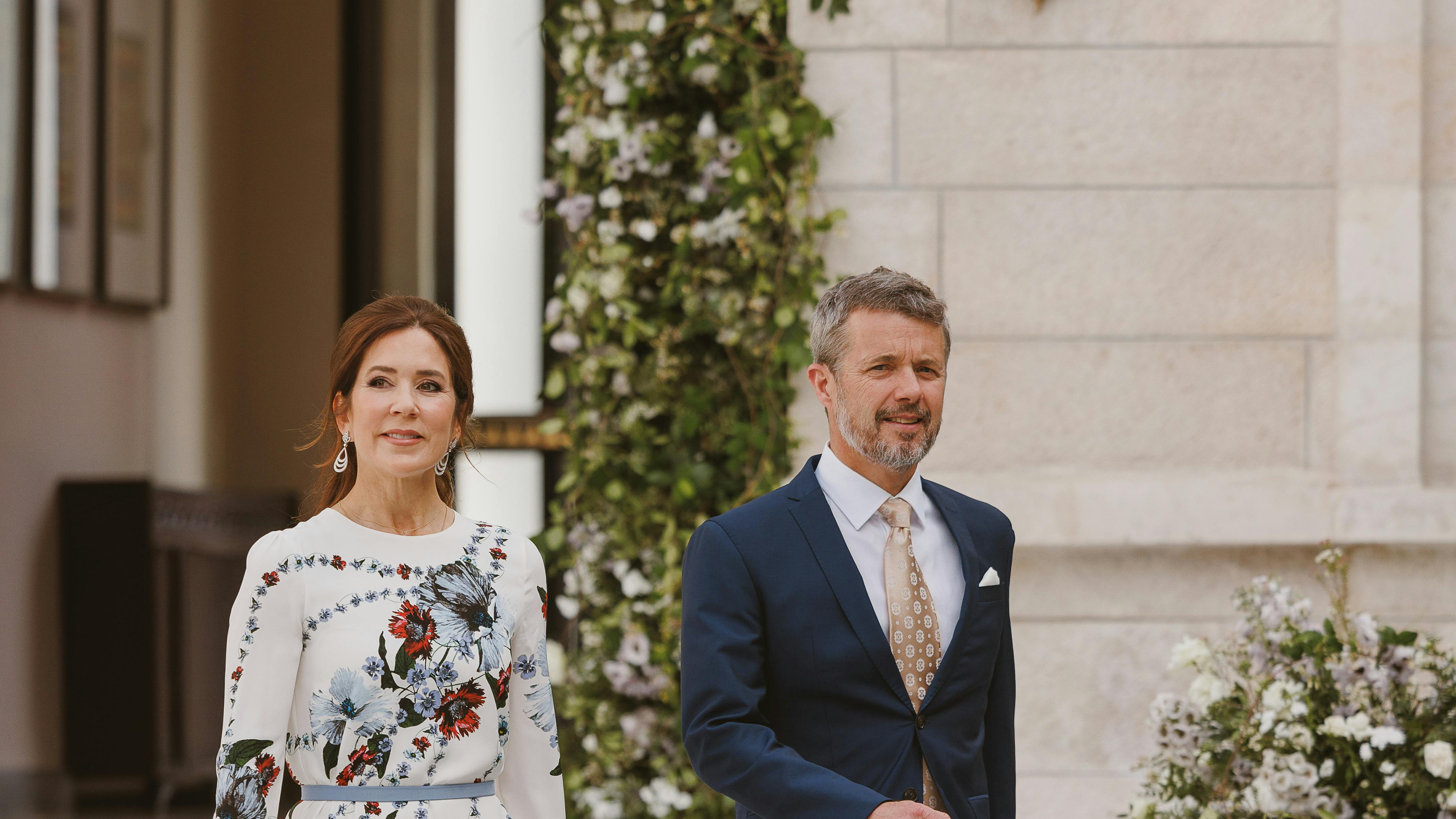 Danmarks kronprinsesse Mary og kronprins Frederik.&nbsp;
