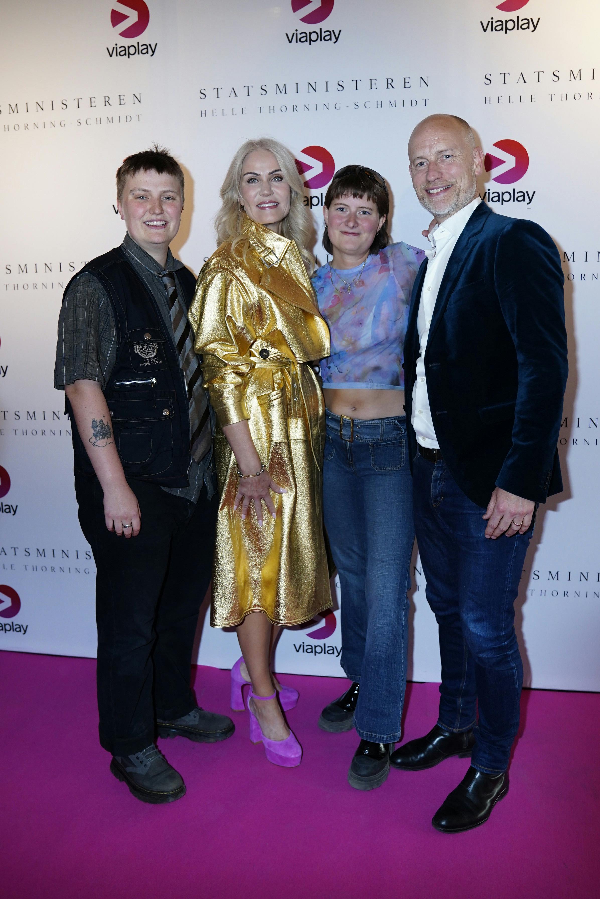 Milo, Helle, Johanna og Stephen. 