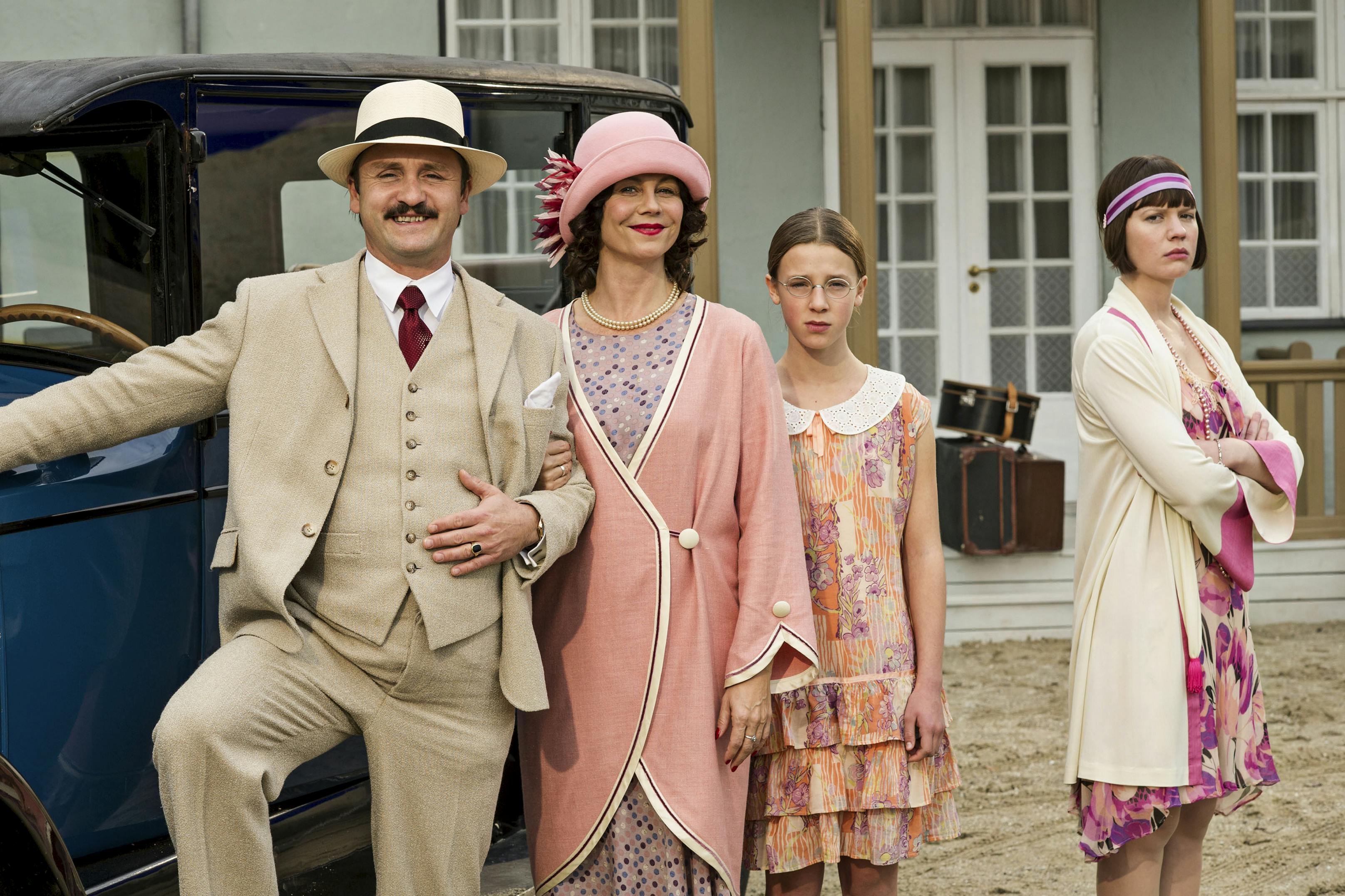 Sådan så familien Madsen ud, da det hele begyndte i 1928. 