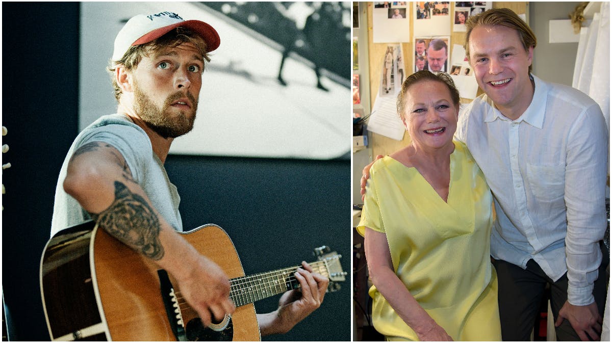 Christopher, Lisbet Dahl og Gustav Wolter 