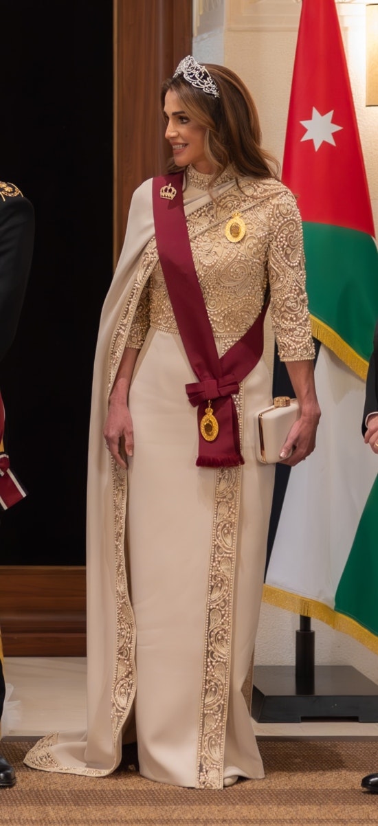 Dronning Rania i Elie Saab.
