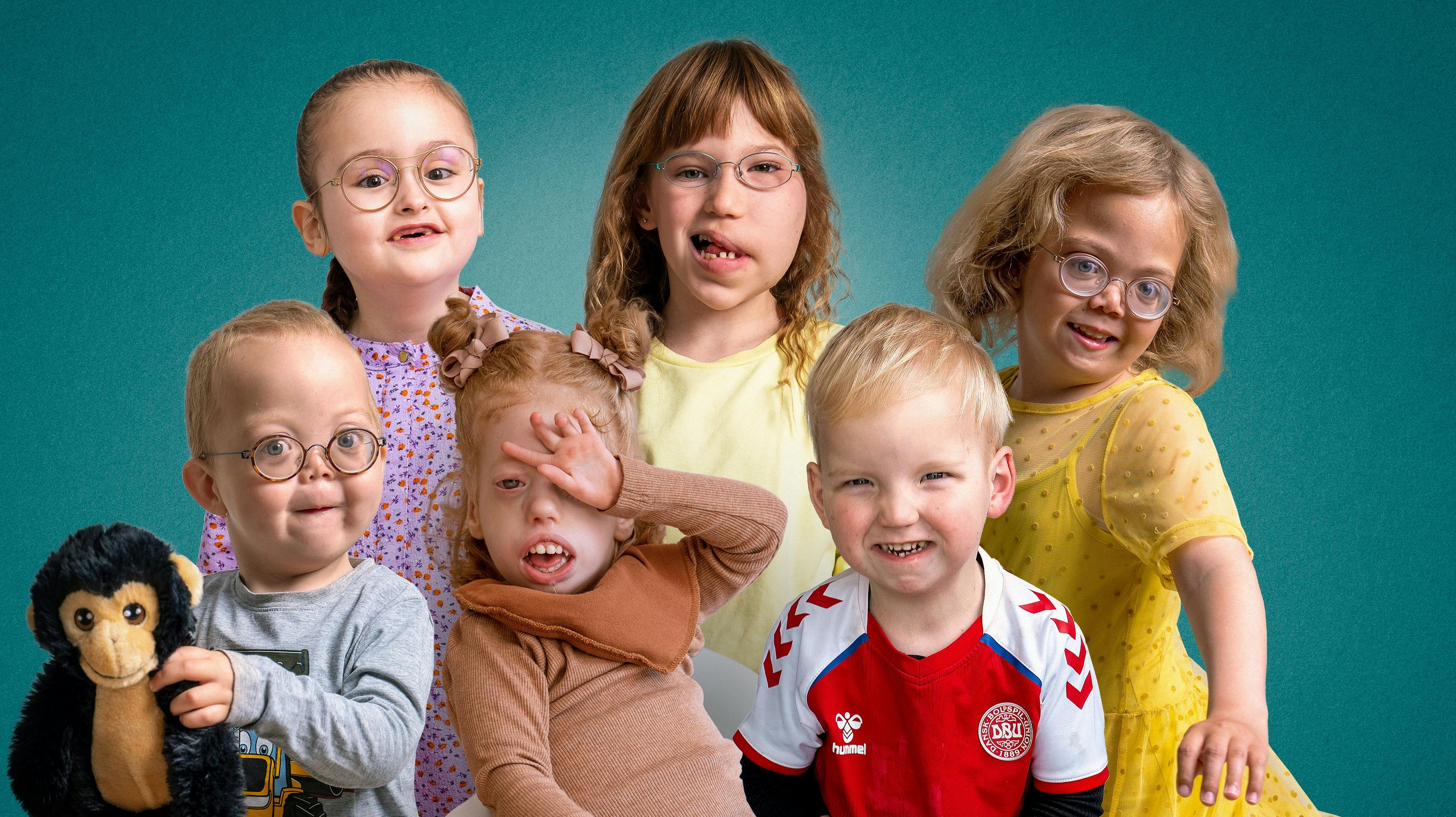 Børnene fra sæson 4 af "De sjældne danskere". 