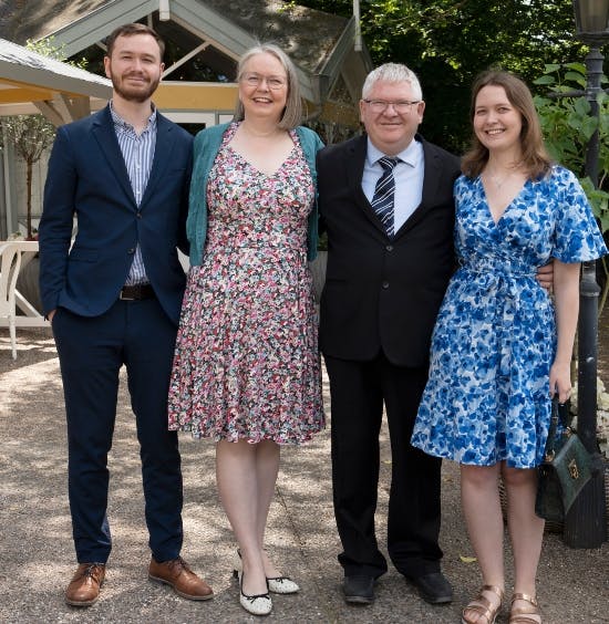 David, Theresia, Lars og Rachel.