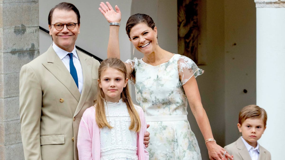Den svenske kronprinsessefamilie