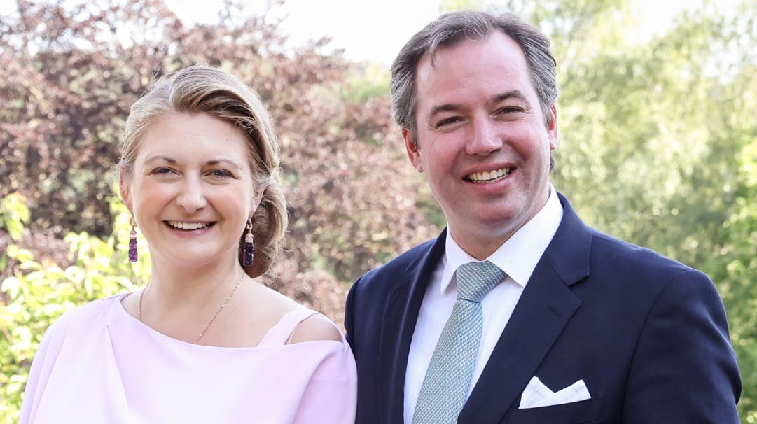 Arvestorhertuginde Stéphanie og arvestorhertug Guillaume. 