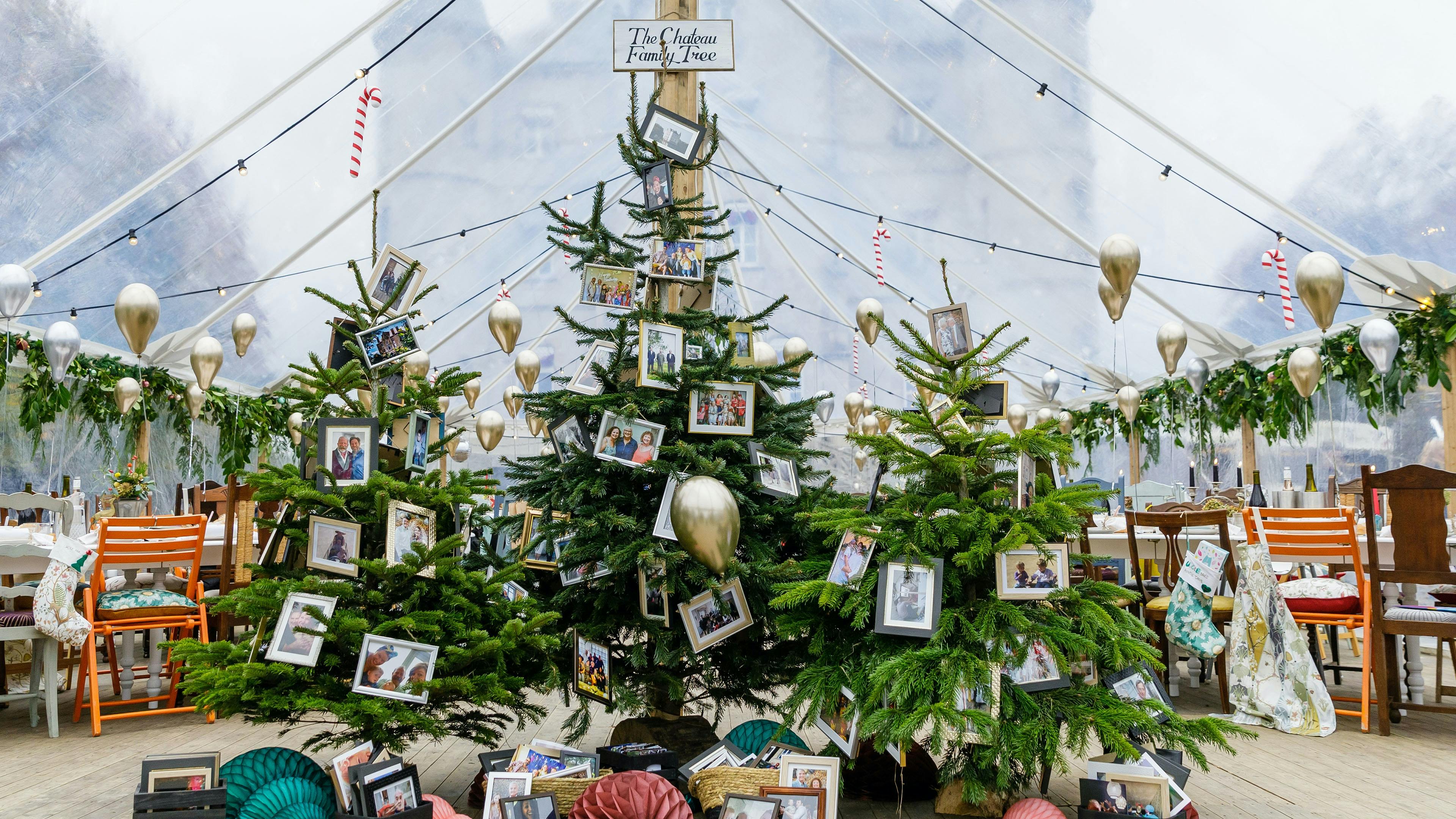 Dick og Angel holdt julefest på slottet.&nbsp;
