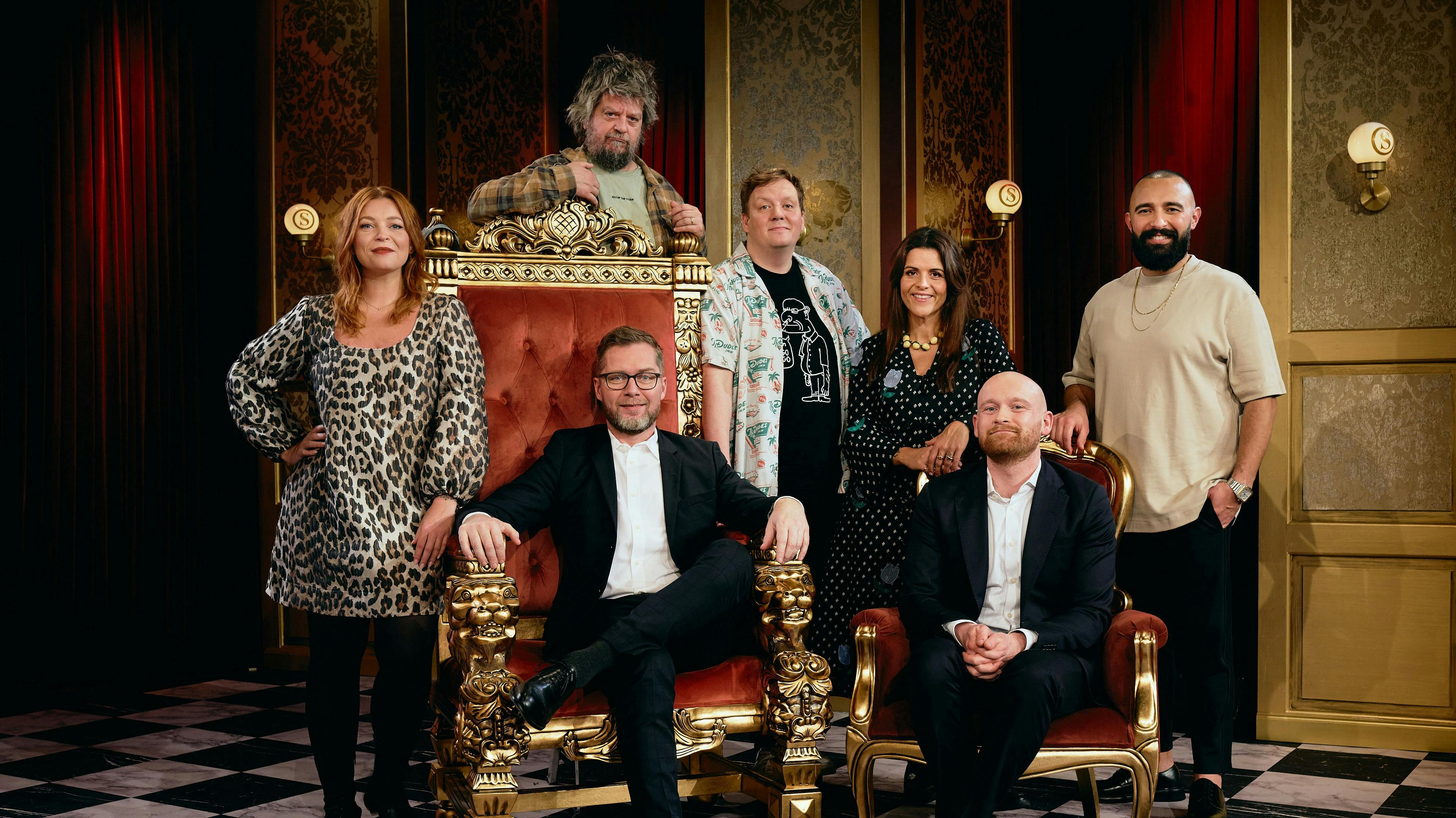 De medvirkende i sæson syv af "Stormester". 