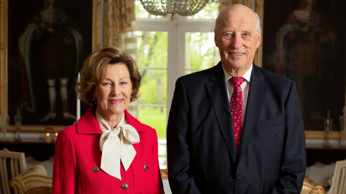 Dronning Sonja og kong Harald. 