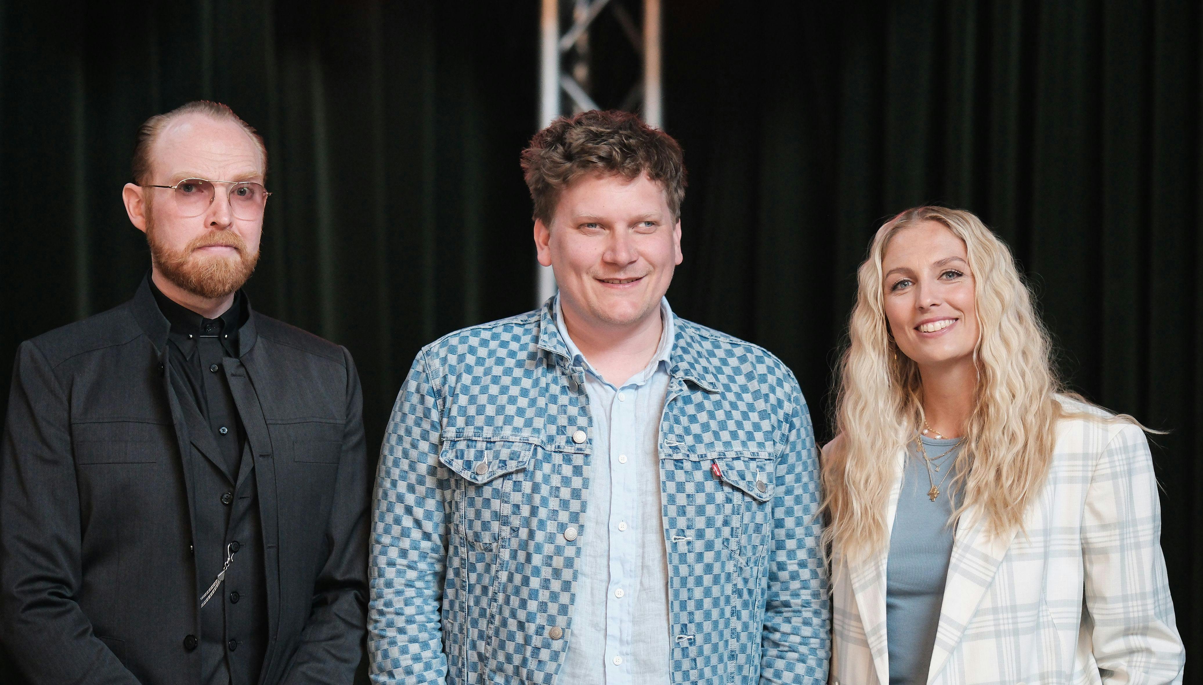 Jan Hellesø, Heino Hansen og Josefine Høgh
