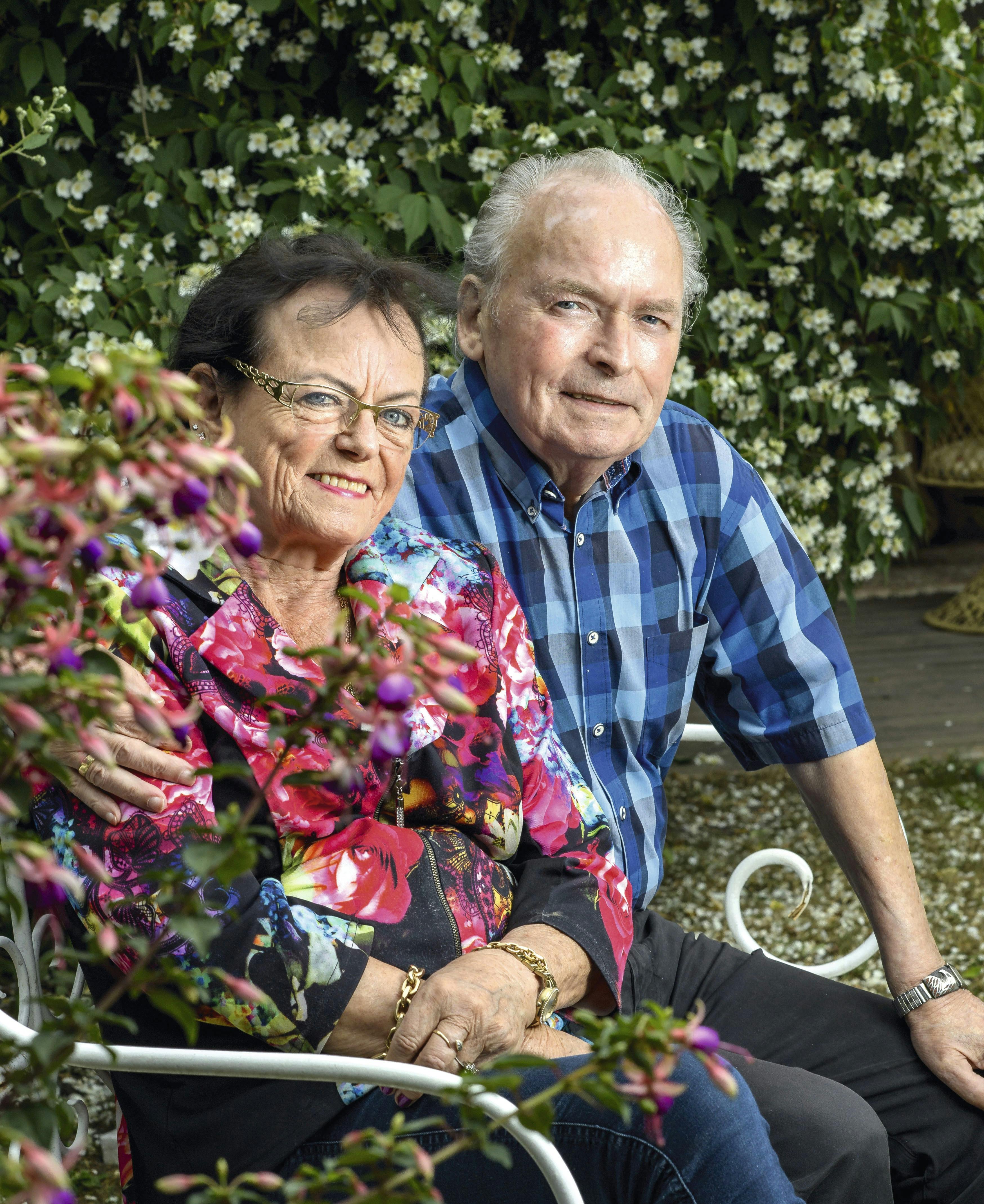 Peter Belli sammen med sin June i 2018. 