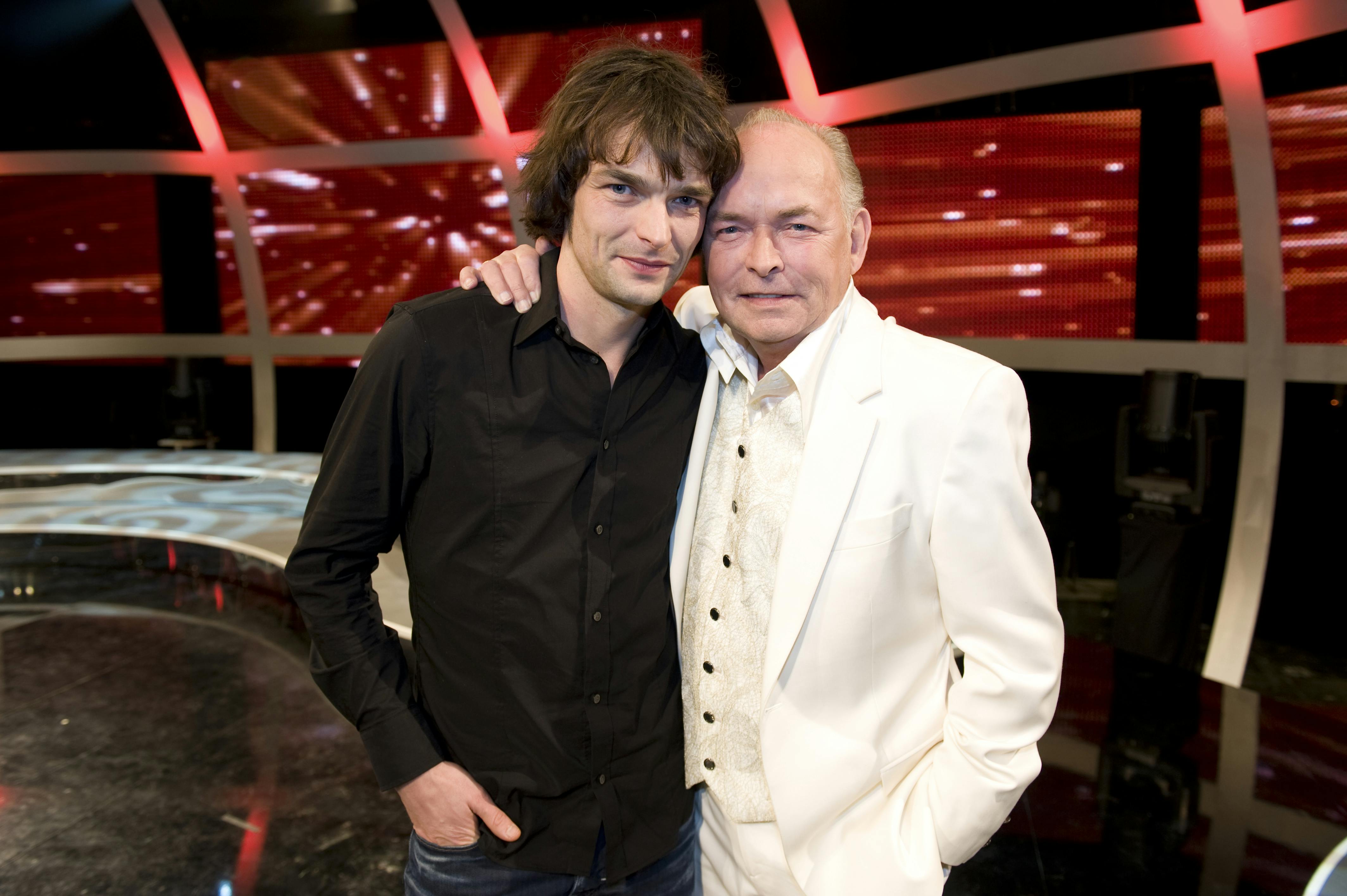 Peter Belli med sin søn Michel Belli i 2008.&nbsp;
