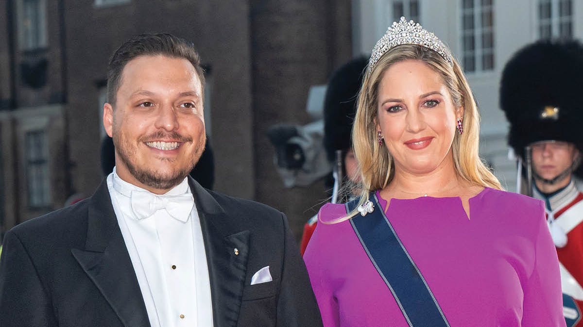 Matthew Kumar og prinsesse Theodora.