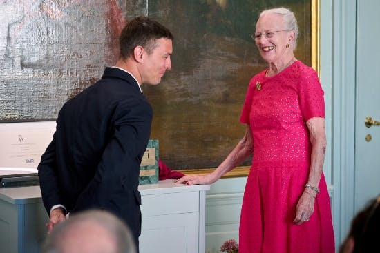 Dronning Margrethe og Caspar eric