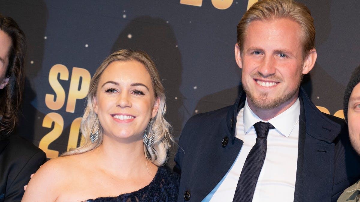 Stine og Kasper Schmeichel