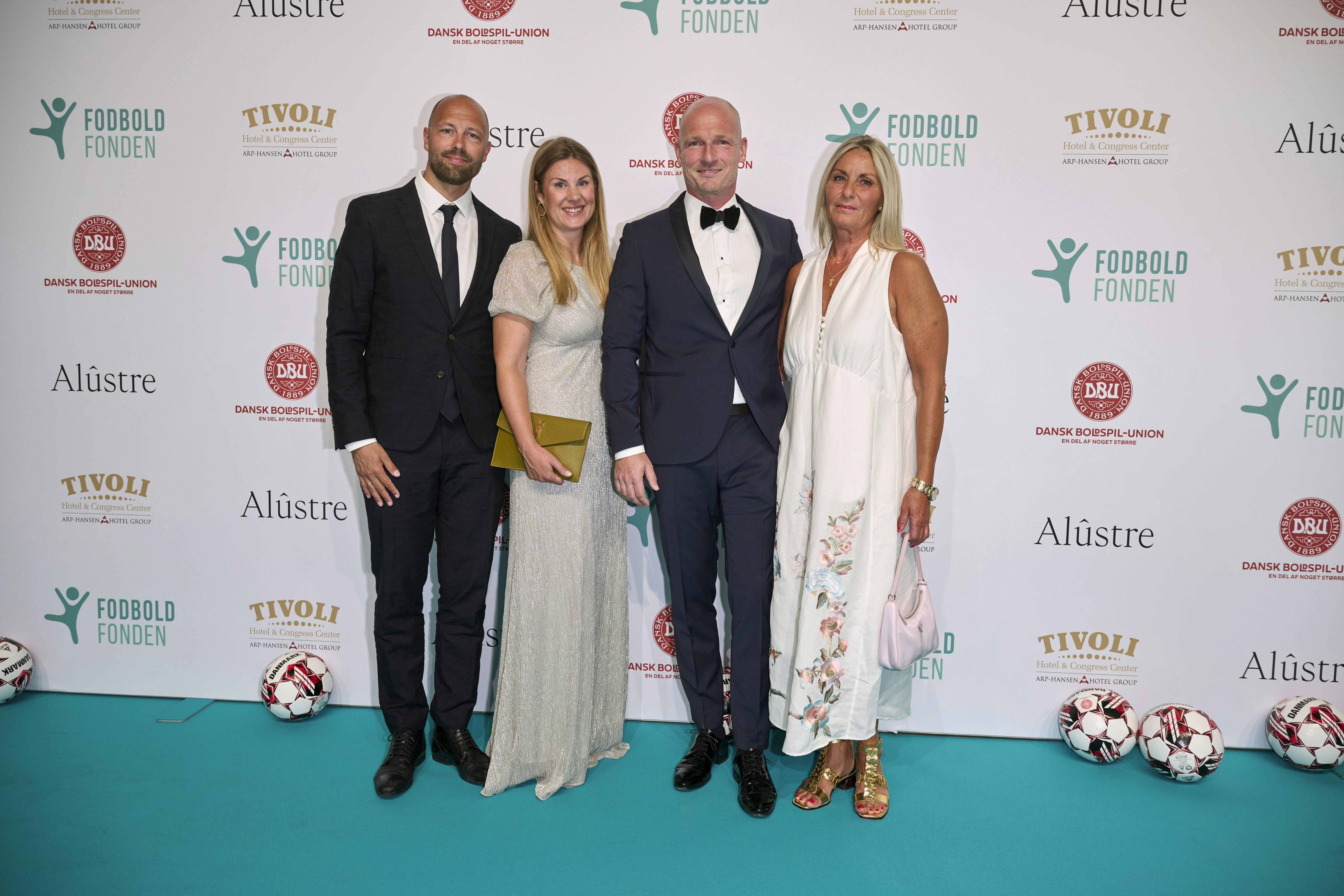 Jonas Høgh, hans hustru Karen, Lasse Sjørslev og Tine Høgh