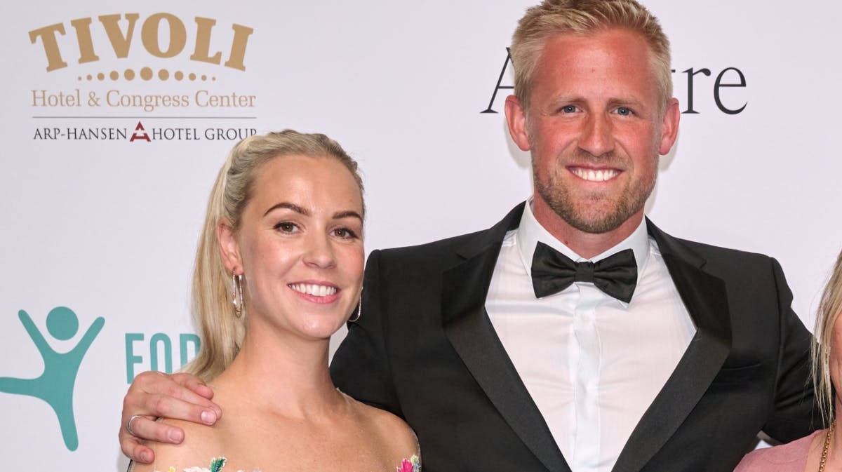 Stine og Kasper Schmeichel