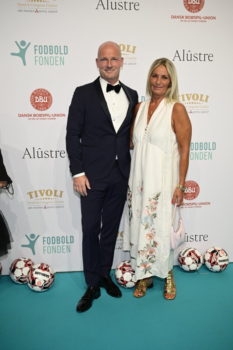 Lasse Sjørslev med svigermor, Tine Høgh