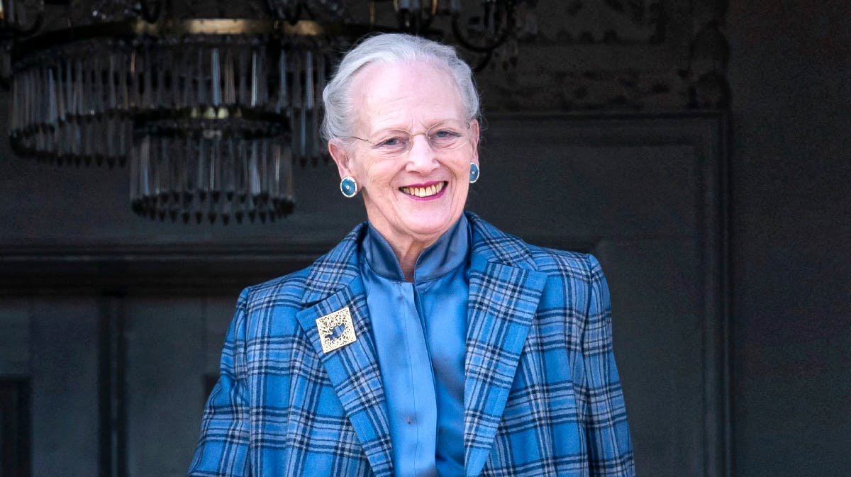 Dronning Margethe på Marselisborg Slot i anledningen af sin 82-års fødselsdag. 