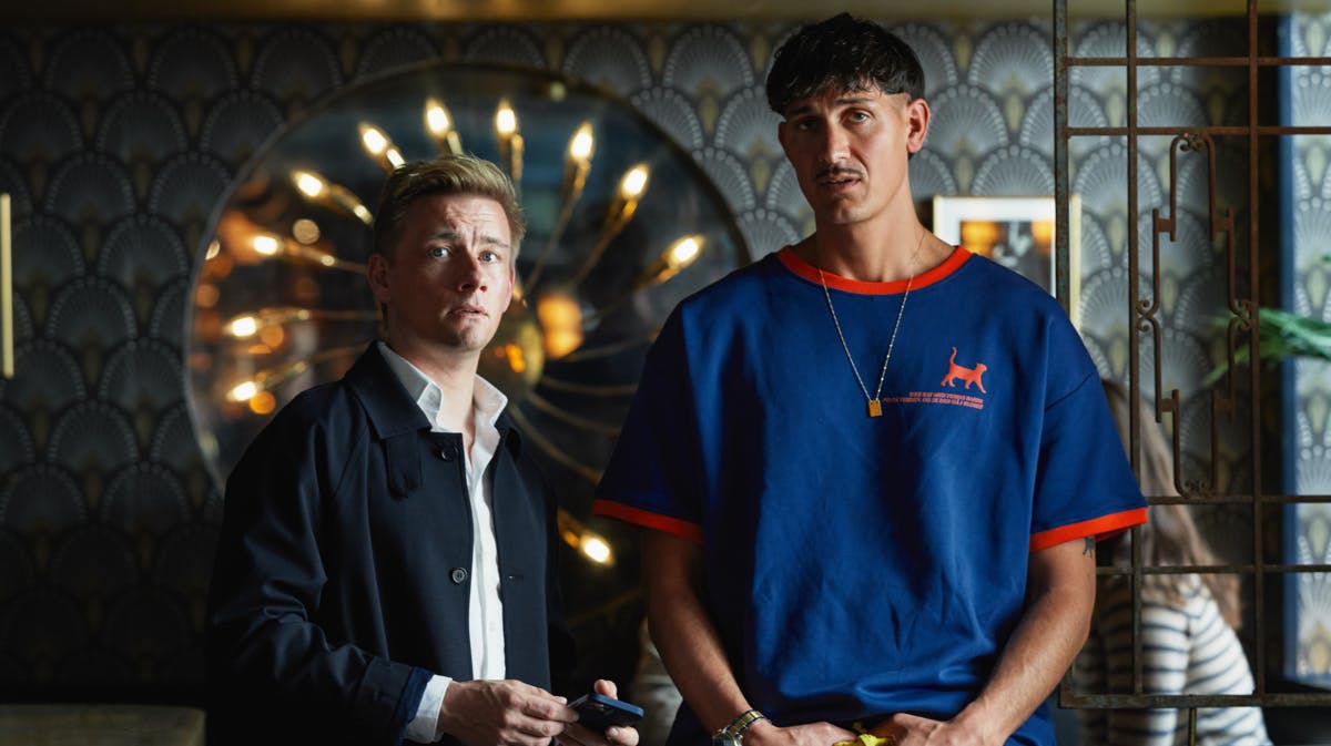 Esben Smed og Tobias Rahim i "Agent". 