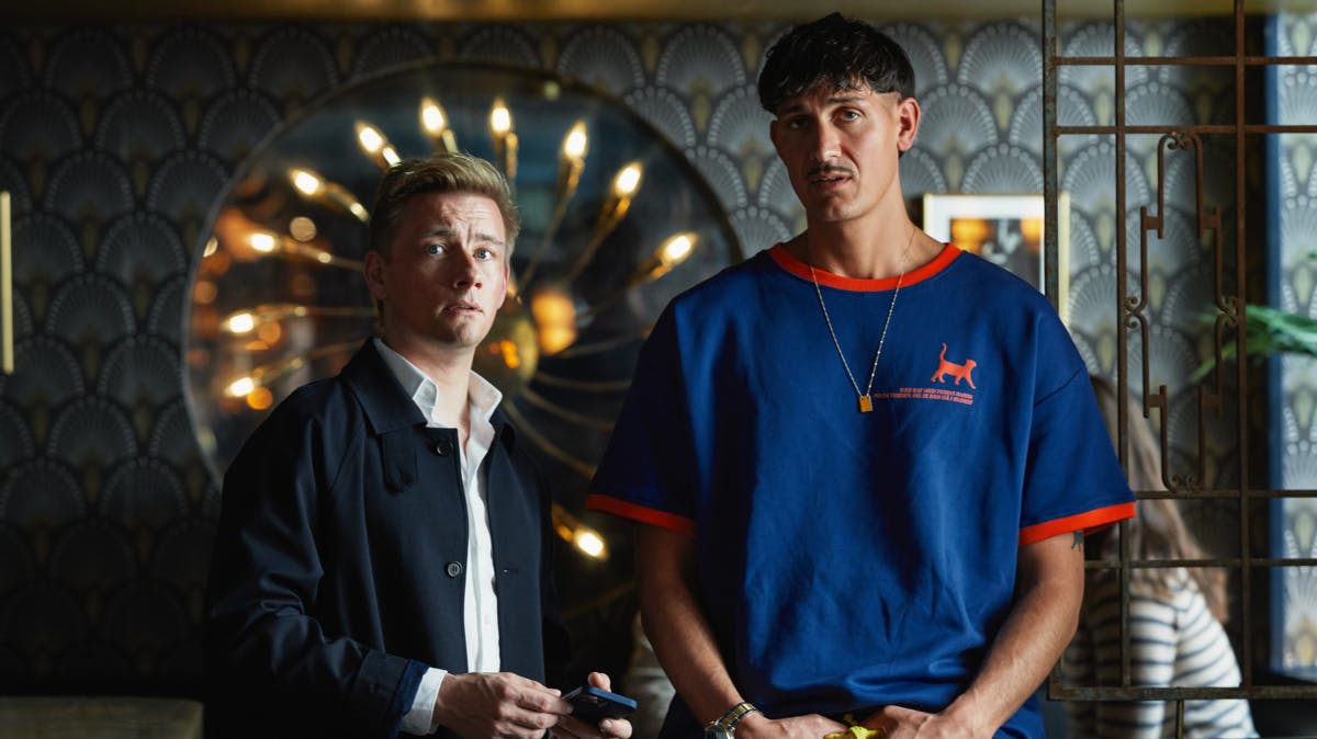 Esben Smed og Tobias Rahim i "Agent". 