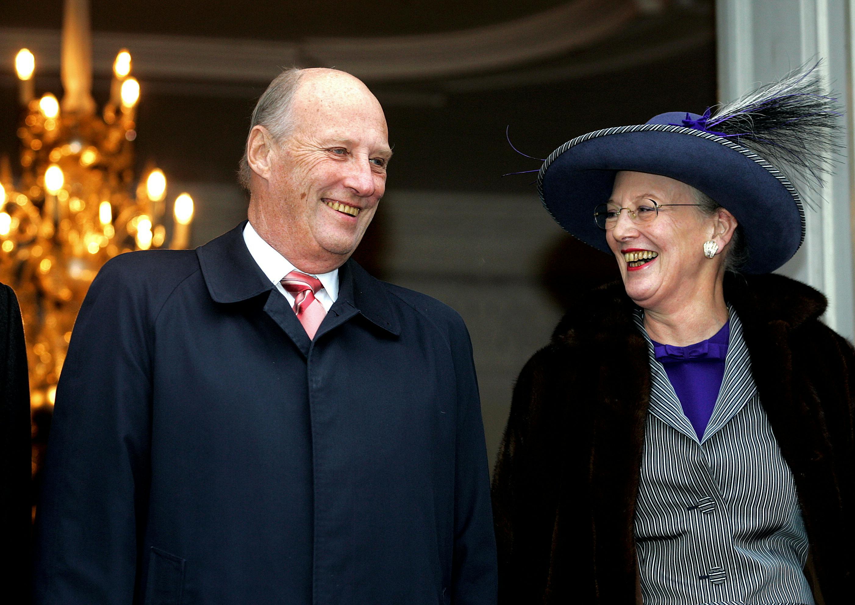Kong Harald og dronning Margrethe&nbsp;