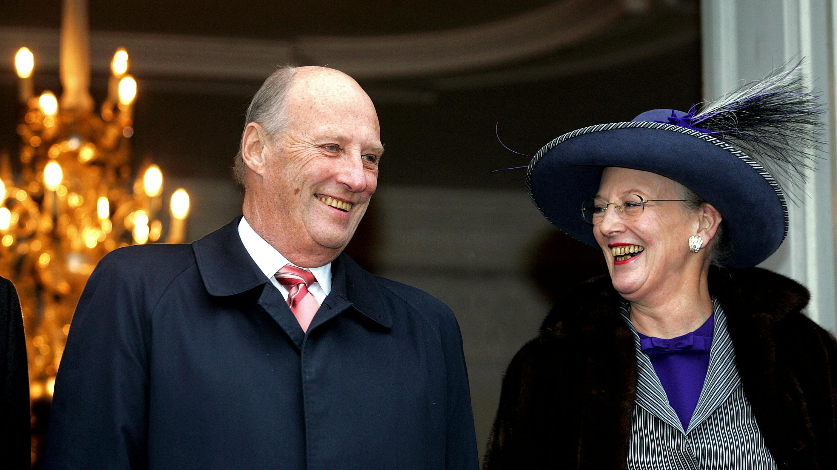 Kong Harald og dronning Margrethe&nbsp;
