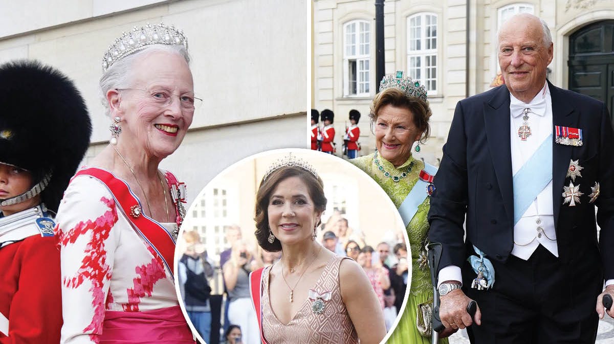 Festmiddag på Amalienborg Slot.