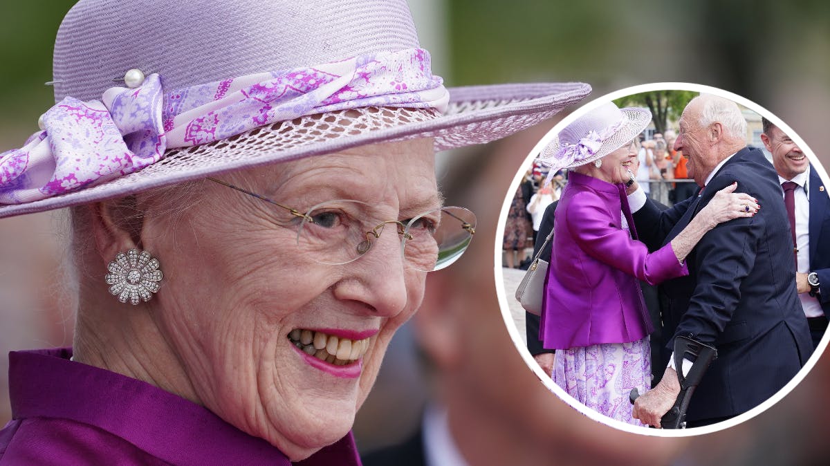 Dronning Margrethe og kong Harald