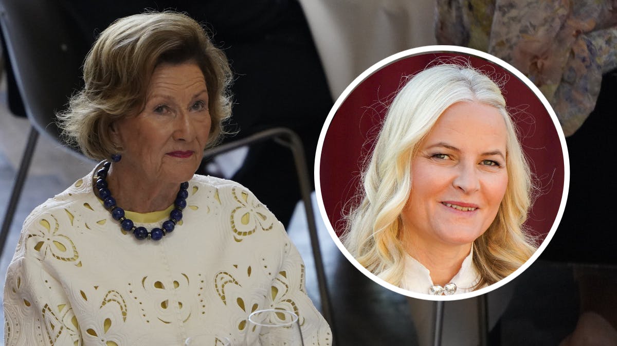 Dronning Sonja og kronprinsesse Mette-Marit. 